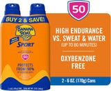 Banana Boat Sport Ultra Sunscreen Spray Twin Pack - SPF 50