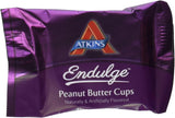 Atkins Endulge كؤوس زبدة الفول السوداني - مغلفة بشكل منفرد، وجبة منخفضة الكربوهيدرات وعالية بالبروتين، ١٠ قطع