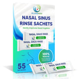 Sinus Rinse Salt Sachets - 55 Pack Neti Pot Refills