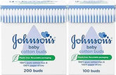 Johnson's Baby Cotton Buds (300 Count) - Extra Value Pack!