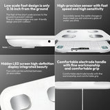Smart Body Composition Scale - 8 Electrodes, BMI, Body Fat & Muscle Analysis