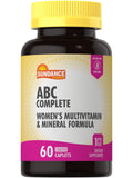 Sundance ABC Complete Women's Multivitamin & Mineral Formula - 60 Coated Caplets