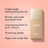 Iconic London Super Smoother Skin Tint Neutral Light, Luminous, Hydrating