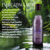Acai Natura Exfoliating & Moisturizing Body Wash - 185ml - Gentle Body Cleanser
