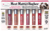 theBalm Meet Matt(e) Hughes Set of 6 Mini Long-Lasting Liquid Lipsticks - Travel-Friendly Kit