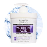 Advanced Clinicals Hyaluronic Acid Cream - Deep Moisturizing Face Cream
