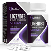 NMN + 99% Pure Trans-Resveratrol 900mg Tablets - 600 Lozenges (Pack of 5) for Anti-Aging & Cellular Health