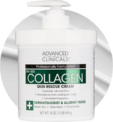 Advanced Clinicals Collagen Skin Rescue Lotion: Intense Hydration & Firming