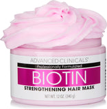 Advanced Clinicals Biotin Anti-Breakage Hair Mask: Strengthen & Repair (355ml)