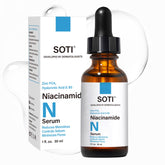 Niacinamide 10% + Zinc 1% Face Serum with B5 & Hyaluronic Acid – Pore Reducer & Acne Marks