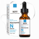 Niacinamide 10% + Zinc 1% Face Serum with B5 & Hyaluronic Acid – Pore Reducer & Acne Marks