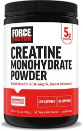 Force Factor Creatine Monohydrate for Muscle Growth, Strength & Performance
