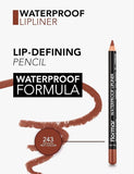 Flormar Waterproof Lip Liner - Hot Cocoa 243 - Precise Definition & Long-lasting Wear