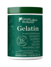 Great Lakes Wellness Beef Hide Gelatin - Unflavored Collagen Joint Care - 16 oz (454 g)