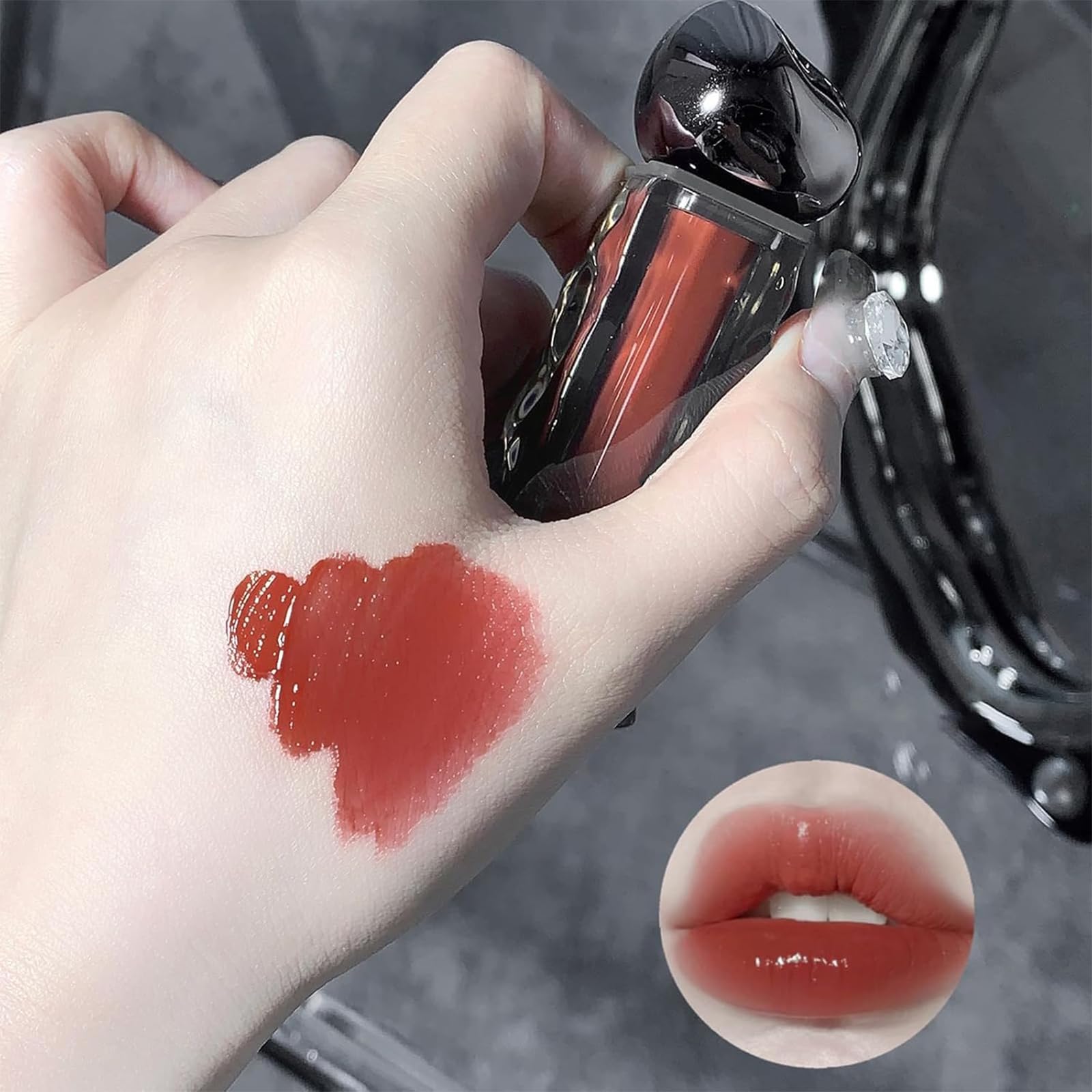 Moisturizing Lip Gloss with Hyaluronic Acid - High Shine, Non-Sticky, Silky Smooth Formula - Spring Mountain Sweet Peach