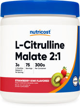 Nutricost L-Citrulline Malate 2:1 Powder - Strawberry Kiwi, 300g