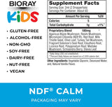 BIORAY Kids NDF Calm - Vanilla Flavor - Liver Support & Detox - 4 fl oz