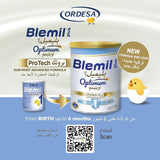 Blemil Plus ProTech 1 Baby Formula Milk - Cow's Milk Powder for Infants Birth to 6 Months, 800g 2-Pack