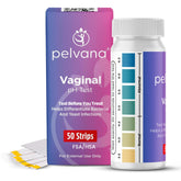 Pelvana pH Test Strips for Women - Monitor Intimate Health, 50 Count
