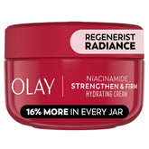 Olay Strong & Firm Niacinamide Face Moisturizer - 2 oz for Hydration & Cell Turnover, Eco Jar