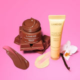 LANEIGE S'mores Kisses Lip Set: Chocolate Lip Sleeping Mask & Vanilla Lip Glowy Balm