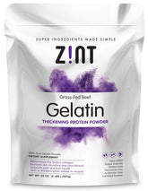 Zint Premium Beef Gelatin Powder - Unflavored Kosher Collagen Protein, 32 Ounce