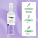The Honey Pot Company - Refreshing and Restorative Panty and Body Plant-Derived Deodorant Spray - Paraben & Sulfate Free - Lavender Rose - 4 fl. oz.