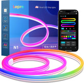 Lepro N1 AI Smart Neon Light Strip - 10M RGB LED Rope Light with App & Voice Control