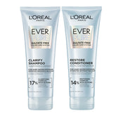 L'Oreal Paris EverPure Clarify & Restore Shampoo & Conditioner Set - Antioxidants for Hard Water & Styling Build-up - 1 Hair Care Kit