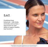 THORNE S.A.T. - Silymarin, Artichoke, and Turmeric Extracts for Liver Support - 60 Capsules