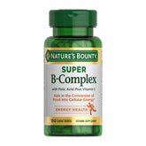 Nature's Bounty Super B-Complex with Folic Acid & Vitamin C - 150 Tablets