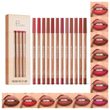 YelaJoy 12PCS Matte Lip Liner Set Waterproof High Pigmented Creamy Long Lasting Lip Makeup