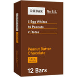 RXBAR Peanut Butter Chocolate – 52g, 12 Count | Protein-Packed Snack Bars