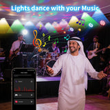 50ft Permanent Outdoor RGB LED String Lights - IP65 Waterproof for Holiday Decor