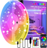 Cozylady 10M Wifi LED Strip Lights Smart RGB Color Changing App & Voice Control for Alexa Google Home - Music Sync Bedroom Room Decor, 12V DC
