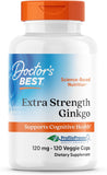 Doctor's Best Extra Strength Ginkgo Biloba 120 mg, 360 Vegan Caps