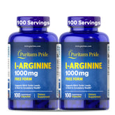 Puritan's Pride L-Arginine 1000mg - 200 Capsules