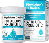 Physician's Choice 60 Billion CFU Probiotic Supplement - Natural Shelf Stable Capsules