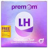 Premom Semi-Quantitative Ovulation Test Kit with Digital Reader & 20 LH Strips