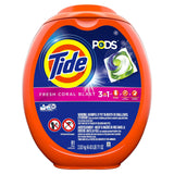 Tide PODS Laundry Detergent Liquid Pacs Tub - Fresh Coral Blast, 81 Count