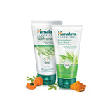 Himalaya Neem Face Wash and Scrub Combo - Purifying 150ml Each for Clear Skin