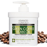 Advanced Clinicals Green Coffee Bean Oil Cream - 16 oz