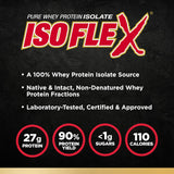 ALLMAX ISOFLEX Whey Protein Isolate in Pineapple Coconut flavor, 2 lbs, pure, high-quality protein powder for muscle recovery