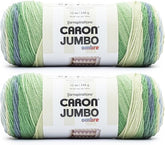 "Caron Jumbo Ombre Yarn - Lake Mist (2-Pack)"