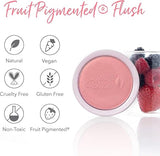 100% Pure Fruit Pigmented Powder Blush - Chiffon (Soft Pink)
