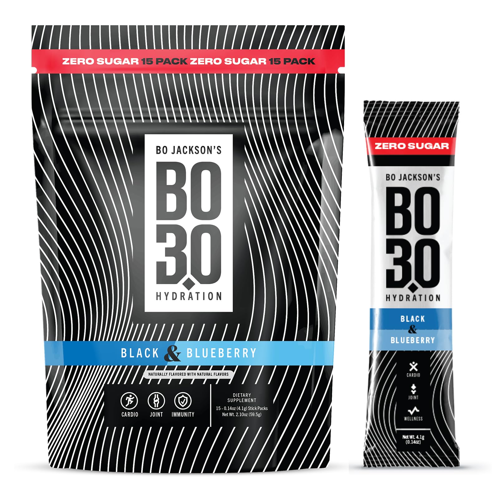 BO3.0 Sugar-Free Electrolyte Powder Packets – Keto Hydration & Joint Support | Zero Sugar Electrolytes for Active Lifestyles