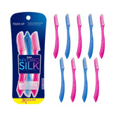Schick Silk Touch-Up Dermaplaning Tool - 9 Count - Exfoliating & Peach Fuzz Remover