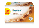 Himalaya Almond Moisturizing Soap Bar - 6 Bars, Gentle Cleanser with Almond Oil & Rose Extract