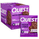Quest Nutrition Double Chocolate Chip High Protein Cookies (12 Pack)