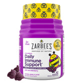 Zarbee's Naturals Children's Elderberry Immune Support Gummies - Natural Berry Flavor, 42 Count